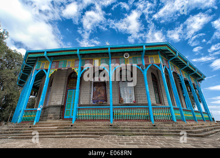 Entoto Maryam Kirche in Addis Ababa, Äthiopien Stockfoto