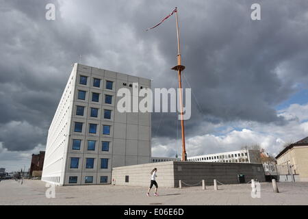 Kopenhagen, Dänemark. 4. Mai 2014. Der Hauptsitz von Maersk ist 4. Mai 2014 in Kopenhagen, Dänemark, ersichtlich. Foto: Jörg Carstensen/Dpa/Alamy Live News Stockfoto