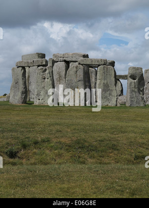 Stonehenge Teilansicht Pfosten und Lintel berühmte englische Jungsteinzeit Stockfoto