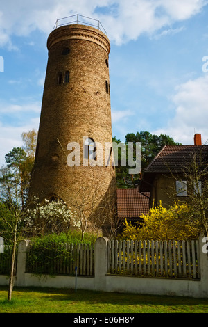 Wasserturm in Bad Saarow, Brandenburg, Deutschland Stockfoto