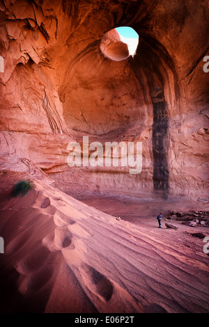 Big Hogan im Monument Valley, Arizona, USA Stockfoto