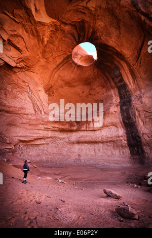 Big Hogan im Monument Valley, Arizona, USA Stockfoto