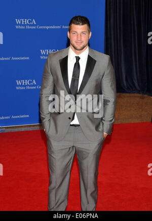 Washington, DC, USA. 3. Mai 2014. Ankunft in der 100. jährliche White House Correspondents' Association Dinner im Washington Hilton. © Tina Fultz/ZUMAPRESS.com/Alamy Live-Nachrichten Stockfoto