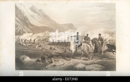 Schlacht von Buena Vista Major General Zachary Taylor Stockfoto