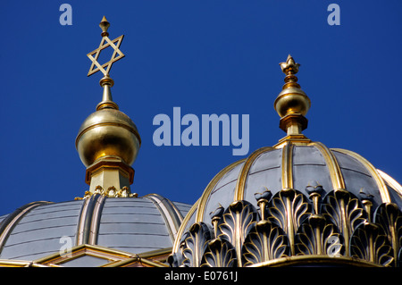 Detail der neuen Synagoge in Berlin, Deutschland Stockfoto