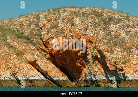 Klippen am Crocodile Creek, Kimberley, Western Australia, Australien Stockfoto