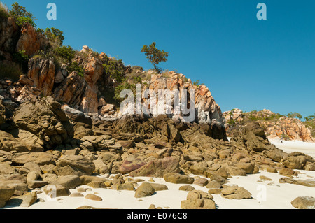 Klippen auf versteckte Insel, Kimberley, Western Australia, Australien Stockfoto