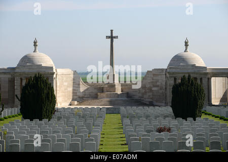 Dud Ecke Friedhof am Loos Memorial in Loos-En-Gohelle, Foto, aufgenommen am 23. April 2014 Stockfoto