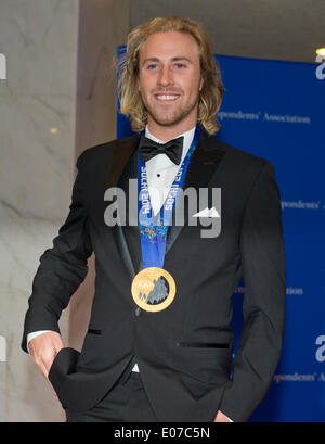 Sage Kotsenburg kommt für die 2014 White House Correspondents Association Annual Dinner im Washington Hilton Hotel in Washington, D.C., USA, 3. Mai 2014. Foto: Ron Sachs / CNP (Einschränkung: NO New York oder New Jersey Zeitungen oder Zeitschriften in einem Umkreis von 75 Meilen von New York City)-NO WIRE SERVICE Stockfoto