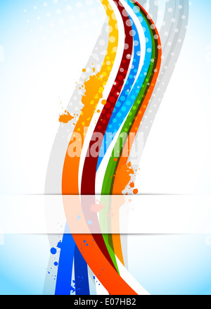 Abstrakte wellige Hintergrund. Helles Bild Stockfoto