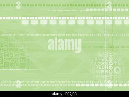 Hi-Tech-Vektor grün abstrakten Hintergrund Stockfoto