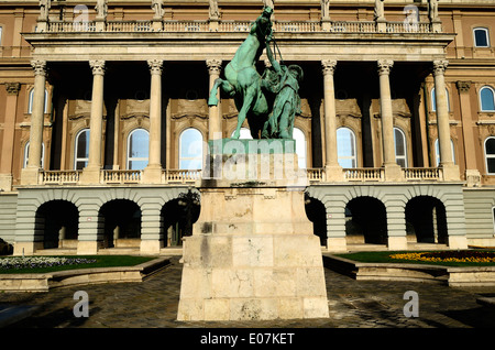 Der königliche Palast im Burgviertel Buda Budapest Ungarn Stockfoto