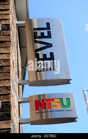 Nottingham Trent University Student Union Building, UK.