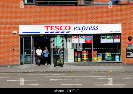 Tesco Express Shop, Nottingham, UK. Stockfoto