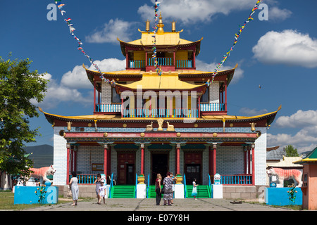 Sockshin-Dugan-Tempel in Ivolginsky Datsan, Verkhnyaya Ivolga, Burjatien, Sibirien, Russland Stockfoto