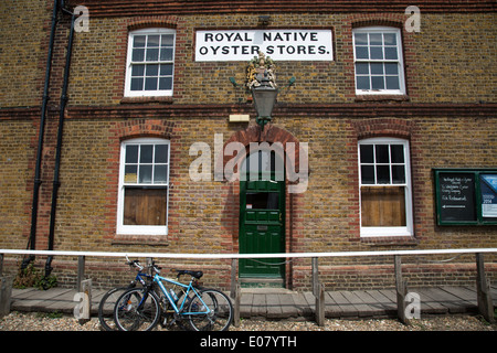 Royal Native Oyster Filialen in das Seebad Whitstable in Kent Stockfoto