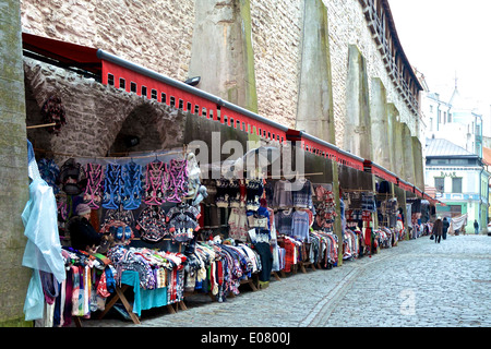 Tallinn-Marktstände Stockfoto
