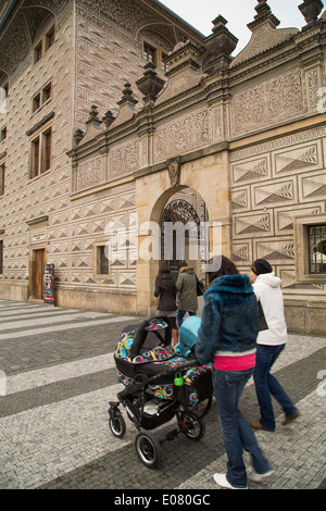 Schwartezenburg Palace - Prag, Tschechische Republik Stockfoto