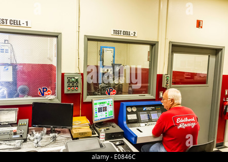 Der Dyno Room at Edelbrock Sitz in Torrance, Kalifornien Stockfoto