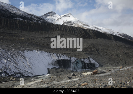 Athabasca Gletscher in den kanadischen rockies Stockfoto
