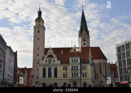 Altes Rathaus (Altes Rathaus) Ingolstadt, Bayern, Deutschland. Stockfoto