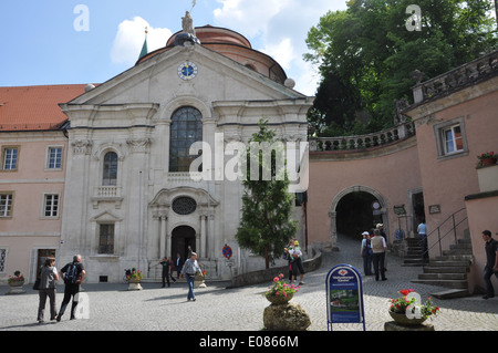 Weltenburg Abbey ein Benediktiner-Kloster Weltenburg an der Donau in Bayern, Deutschland. Stockfoto