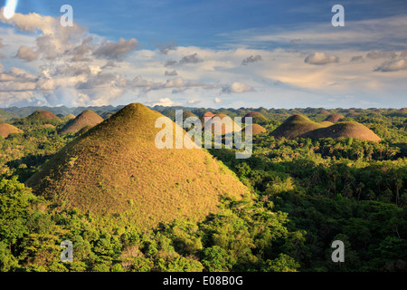 Philippinen, Bohol, Chocolate Hills Stockfoto