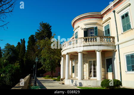 Achilleion Palast der Kaiserin Elisabeth von Österreich bekannt als Sissi, Korfu, Ionische Inseln, griechische Inseln, Griechenland, Europa Stockfoto