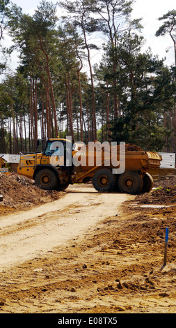 Woburn Forest Centre Parcs Bau der neue Urlaub Rückzug Dorf Park Parks Parc Center Abbey Manor Safaritiere Stockfoto