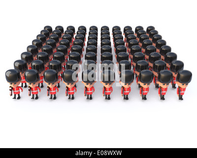 3D Bildung von Coldstream Guards Stockfoto