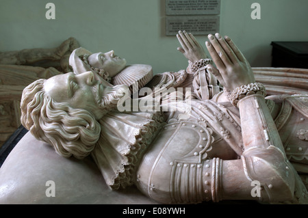 Kyrle Grab, St. Bartholomew's Kirche, viel Marcle, Herefordshire, England, UK Stockfoto