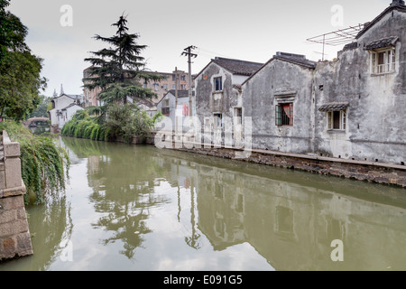 Kanal der Provinz Jiangsu Suzhou Venedig des Ostens Stockfoto