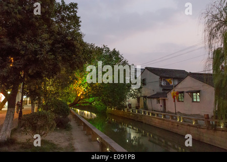 Jiangsu Provinz Suzhou Venedig des Ostens auf nahezu Stockfoto