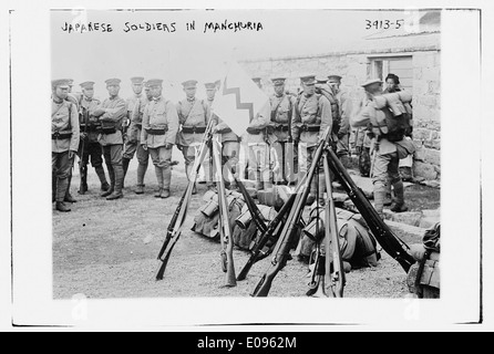 Japanische Soldaten in der Mandschurei (LOC) Stockfoto