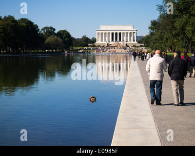 Lincoln Memorial reflektieren Werkzeug Stockfoto