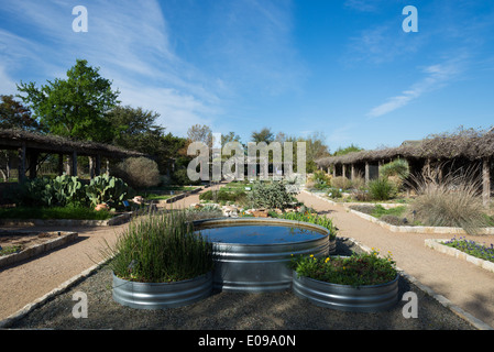 Garten der Lady Bird Johnson Wildflower Center. Austin, Texas, USA. Stockfoto