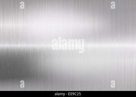 aus gebürstetem Metall-Struktur closeup Stockfoto