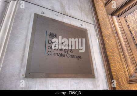 Institut für Energie- und Klimapolitik zu ändern, whitehall Stockfoto