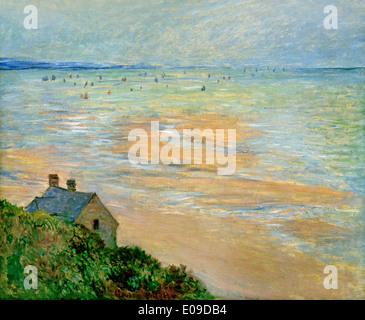 Die Hütte in Trouville Ebbe 1881 Claude Monet 1840-1926 Frankreich Französisch Stockfoto