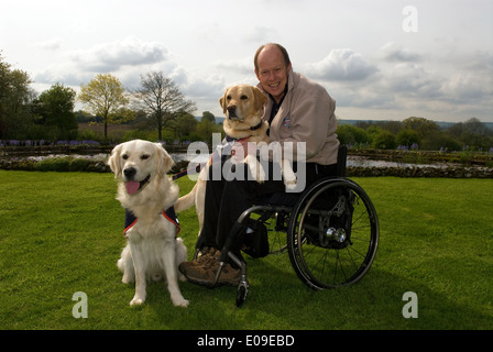 Allen parton, ehemaliger Chief Petty Officer in der Royal Navy, die ein Leben verändert Schädigung während des Golfkriegs 1991 hatte... Stockfoto