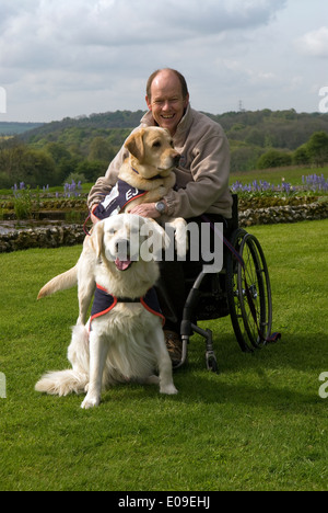 Allen parton, ehemaliger Chief Petty Officer in der Royal Navy, die ein Leben verändert Schädigung während des Golfkriegs 1991 hatte... Stockfoto