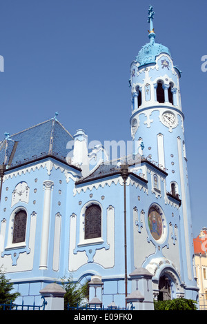 Die Art-deco-St. Elisabeth (blau) Kirche in Bratislava Stockfoto