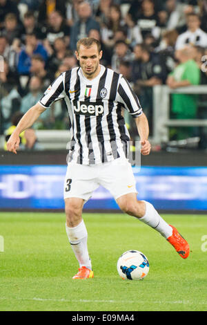 Giorgio Chiellini (Juventus), 5. Mai 2014 - Fußball / Fußball: italienische "Serie A" match zwischen Juventus 1-0 Atalanta bei Juventus Stadium in Turin, Italien. (Foto von Enrico Calderoni/AFLO SPORT) Stockfoto