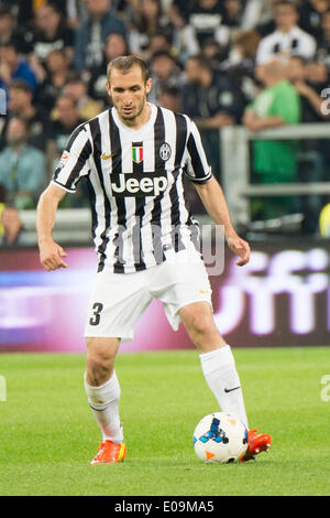 Giorgio Chiellini (Juventus), 5. Mai 2014 - Fußball / Fußball: italienische "Serie A" match zwischen Juventus 1-0 Atalanta bei Juventus Stadium in Turin, Italien. (Foto von Enrico Calderoni/AFLO SPORT) Stockfoto