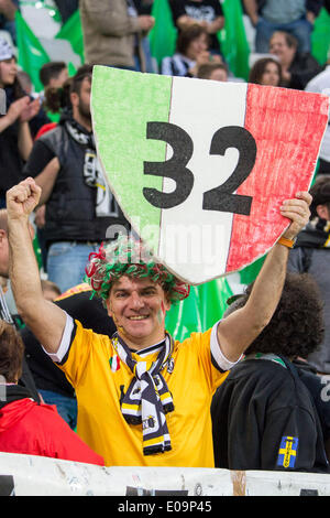 Turin, Italien. 5. Mai 2014. Fans (Juventus) Fußball: Italienisch "Serie A" match zwischen Juventus 1-0 Atalanta bei Juventus Stadium in Turin, Italien. © Maurizio Borsari/AFLO/Alamy Live-Nachrichten Stockfoto