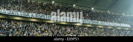 Turin, Italien. 5. Mai 2014. Fans (Juventus) Fußball: Italienisch "Serie A" match zwischen Juventus 1-0 Atalanta bei Juventus Stadium in Turin, Italien. © Maurizio Borsari/AFLO/Alamy Live-Nachrichten Stockfoto