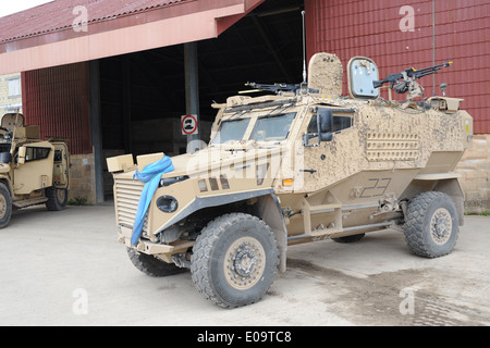 Die Foxhound ist auf dem neuesten Stand der Fahrzeugtechnik geschützte Patrouille und bietet beispiellose Explosion Schutz Stockfoto