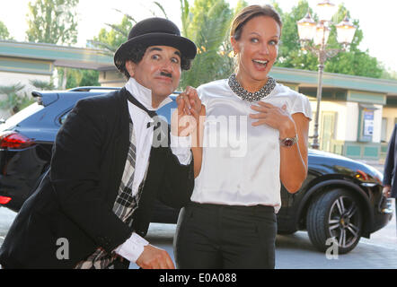 Herbolzheim, Deutschland - 5. Mai 2014: Eagles Charity Golf Cup und Gala im Golfclub Breisgau und Europa-Park Rust mit Schauspielerin Sonja Kirchberger Credit: Dpa picture-Alliance/Alamy Live News Stockfoto