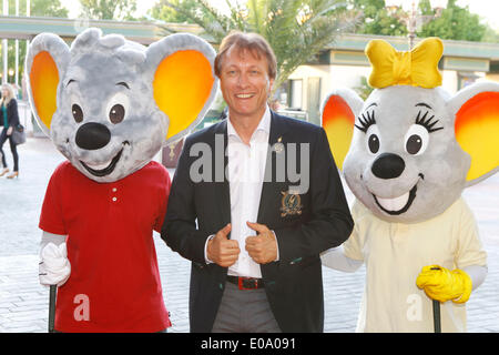 Herbolzheim, Deutschland - 5. Mai 2014: Eagles Charity Golf Cup und Gala im Golfclub Breisgau und Europa-Park Rust mit ex-Skater Norbert Schramm Credit: Dpa picture-Alliance/Alamy Live News Stockfoto