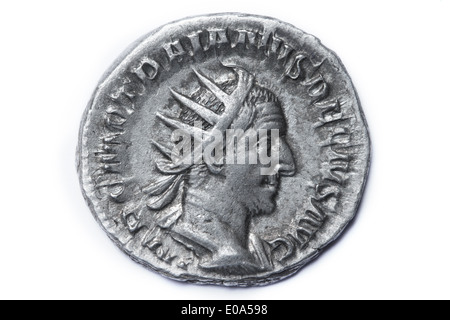 Antoninian 249-251 n. Chr. römische Münze Silber Denar Geld Stockfoto